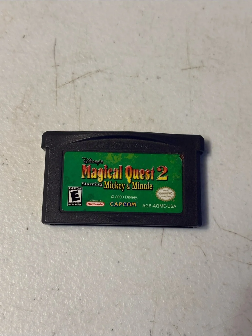 Nintendo GameBoy Advance Magical Quest 2 Starring Mickey and Minnie game